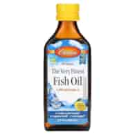 Carlson Labs Olej rybi norweski, 1600 mg Omega-3, cytrynowy - 200 ml
