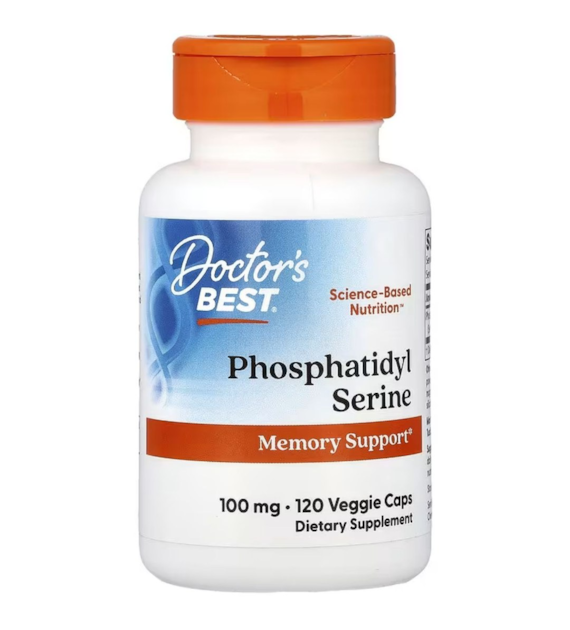 Doctor's Best Fosfatydyloseryna 100 mg - 120 kapsułek
