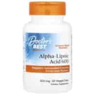 Doctor's Best Kwas Alfa liponowy 600 mg - 60 kapsułek