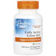 Doctor's Best Kwas foliowy Quatrefolic 800 mcg - 60 kapsułek