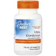 Doctor's Best Ultra Cordyceps 750 mg - 60 rostlinných kapslí