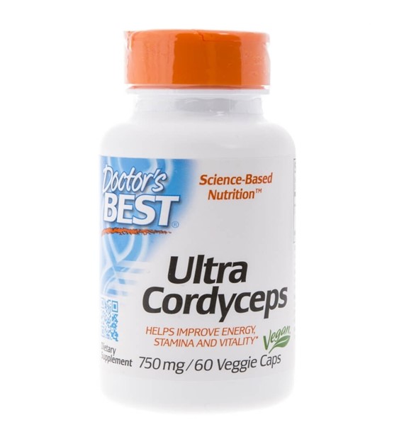 Doctor's Best Ultra Cordyceps 750 mg - 60 Veg Capsules