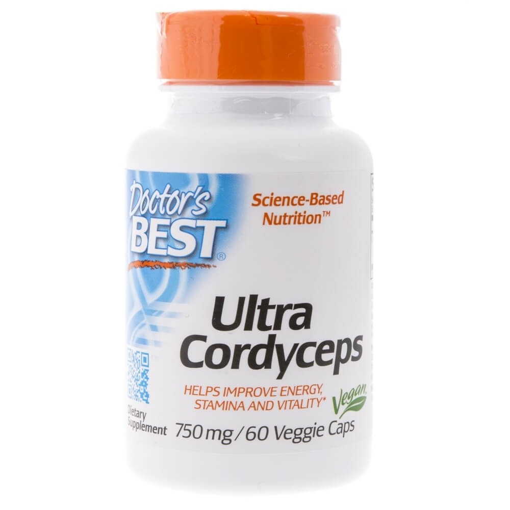 Doctor's Best Ultra Cordyceps 750 mg - 60 Veg Capsules