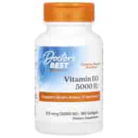 Doctor's Best Vitamin D3 5000 IU - 180 měkkých gelů
