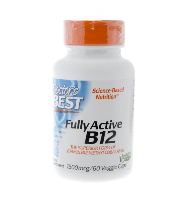 Doctor's Best Fully Active B12 1500 mcg - 60 kapsułek