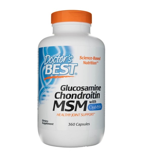 Doctor's Best Glukosamin chondroitin MSM - 360 kapslí