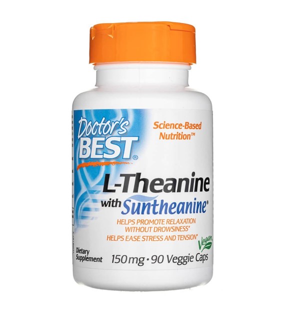 Doctor's Best L-Theanine with Suntheanine 150 mg - 90 Veg Capsules