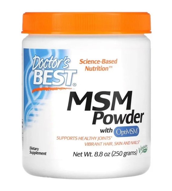 Doctor's Best MSM z OptiMSM w proszku - 250 g