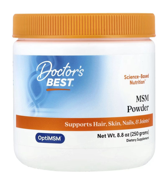 Doctor's Best MSM z OptiMSM w proszku - 250 g