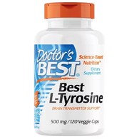 Doctor's Best L-Tyrozyna 500 mg - 120 kapsułek