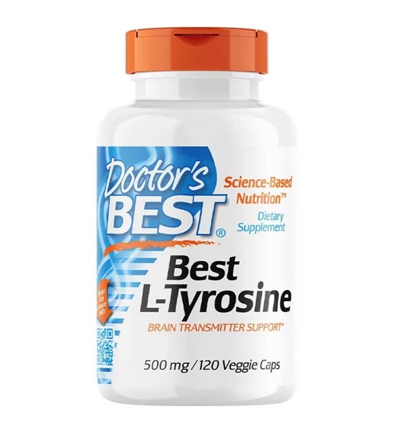 Doctor's Best L-Tyrozyna 500 mg - 120 kapsułek