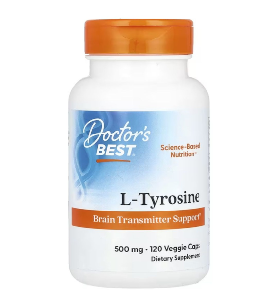 Doctor's Best L-Tyrozyna 500 mg - 120 kapsułek