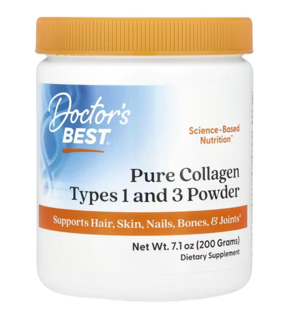 Doctor's Best Pure Collagen Types 1 and 3 Powder - 200 g