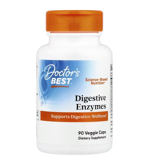 Doctor's Best Digestive Enzymes (Enzymy Trawienne) - 90 kapsułek