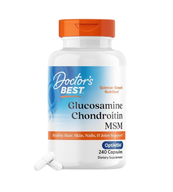 Doctor's Best Glukozamina Chondroityna MSM - 240 kapsułek