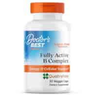 Doctor's Best Fully Active B Complex with Quatrefolic - 30 Veg Capsules