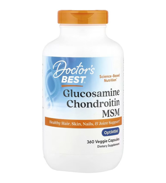 Doctor's Best Glucosamin Chondroitin MSM - 360 Kapseln