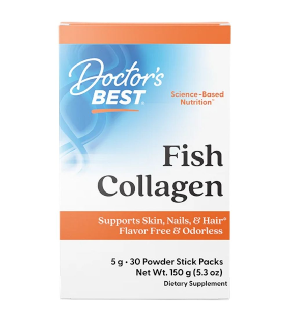 Doctor's Best Kolagen rybi z Naticol - 30 saszetek x 5 g