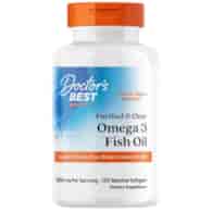 Doctor's Best Purified & Clear Omega 3 Fish Oil with Goldenomega 1000 mg - 120 kapslí