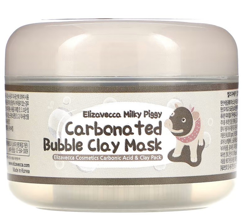 Elizavecca Milky Piggy Maska bąbelkowa z glinką i węglem - 100 g
