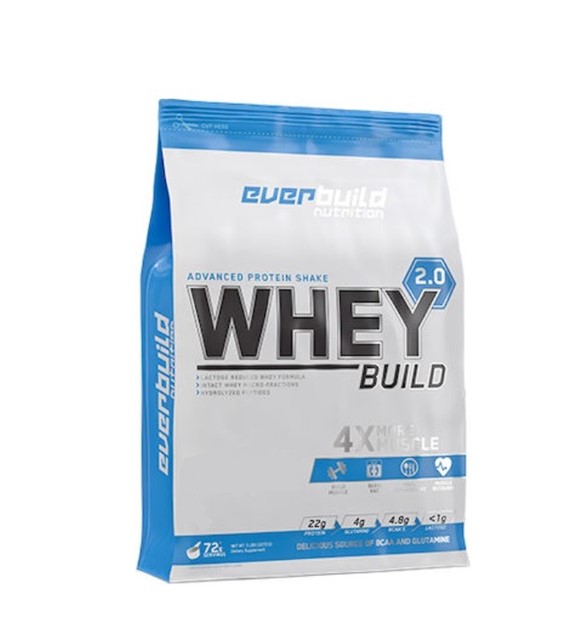 Everbuild Nutrition Whey Build 2.0 odżywka waniliowa - 2270 g