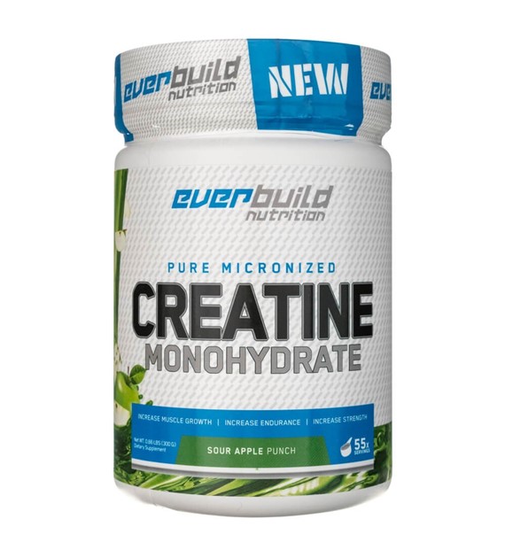 Everbuild Nutrition Creatine Monohydrate Sour Apple - 300 g