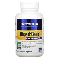 Enzymedica Digest Basic + Probiotics (Enzymy trawienne z probiotykiem) - 90 kapsułek