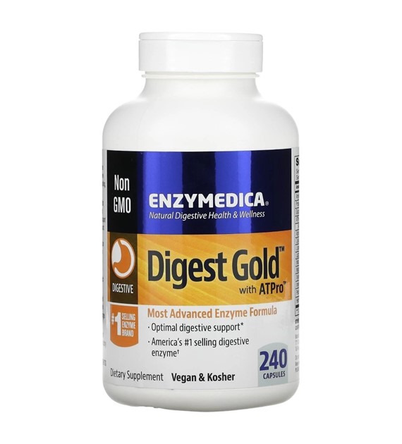 Enzymedica Digest Gold with ATPro™ (Enzymy trawienne) - 240 kapsułek