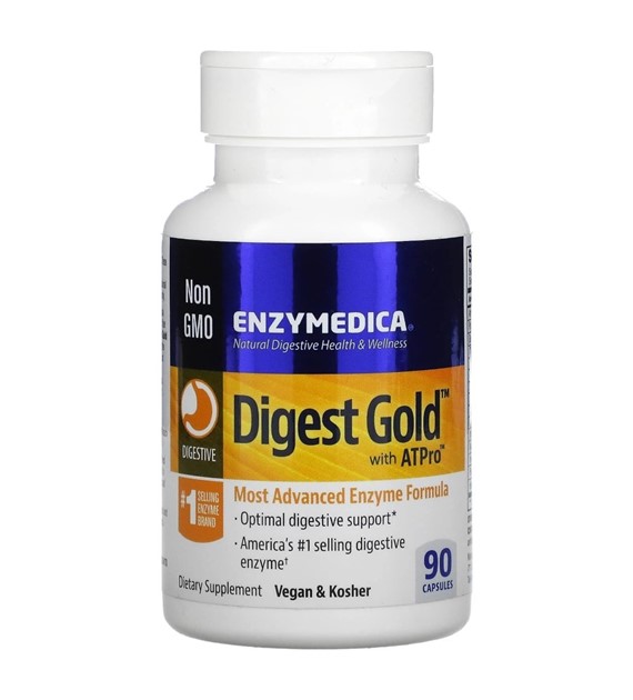 Enzymedica Digest Gold with ATPro™ (Enzymy trawienne) - 90 kapsułek