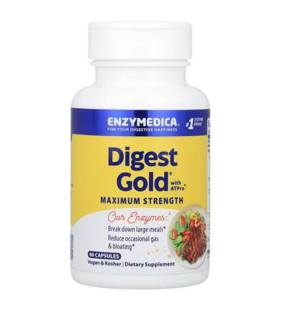 Enzymedica Digest Gold with ATPro™ (Enzymy trawienne) - 90 kapsułek