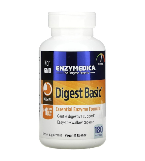 Enzymedica Digest Basic™ (Enzymy trawienne) - 180 kapsułek