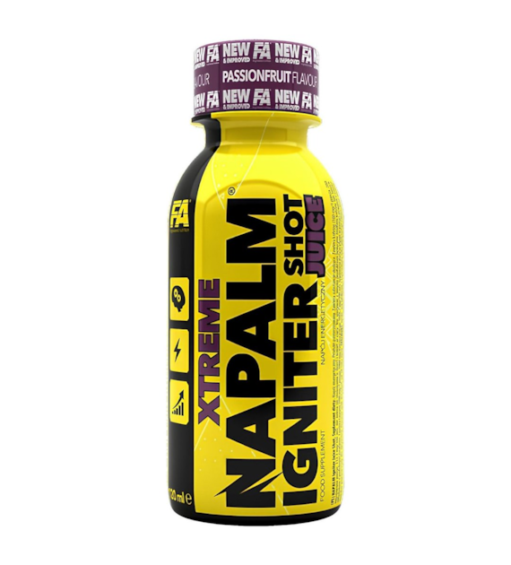 Fitness Authority NAPALM Igniter Juice Shot, napój energetyczny, marakuja - 120 ml