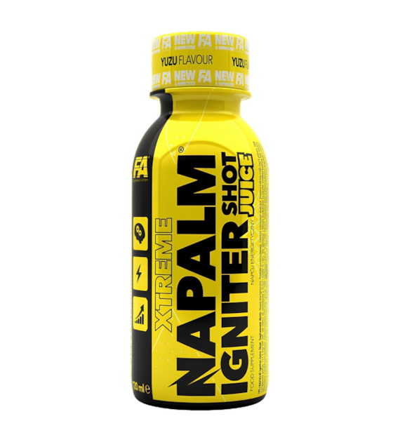 Fitness Authority NAPALM Igniter Juice Shot, napój energetyczny, yuzu - 120 ml
