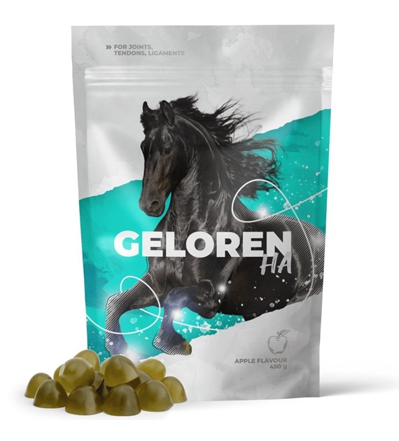 Geloren Horse HA Mieszanka uzupełniająca, żelki dla koni na stawy - 450 g