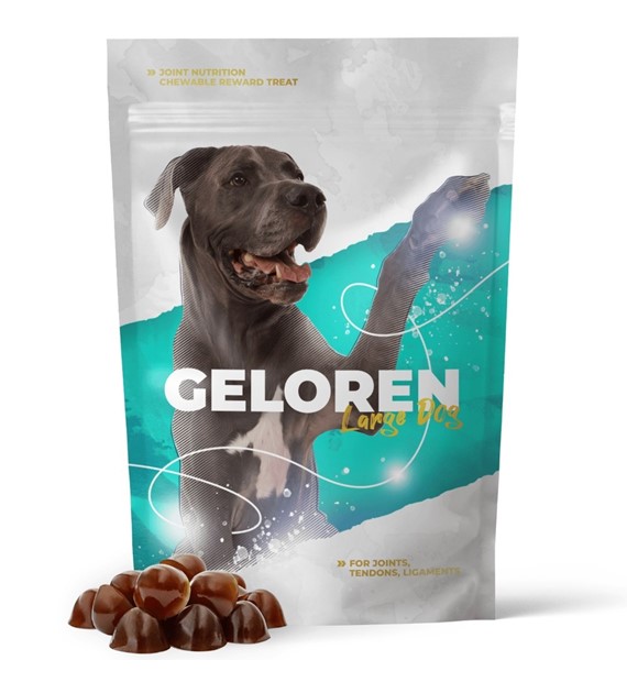 Geloren Large Dog Mieszanka uzupełniająca, żelki dla psów na stawy - 420 g