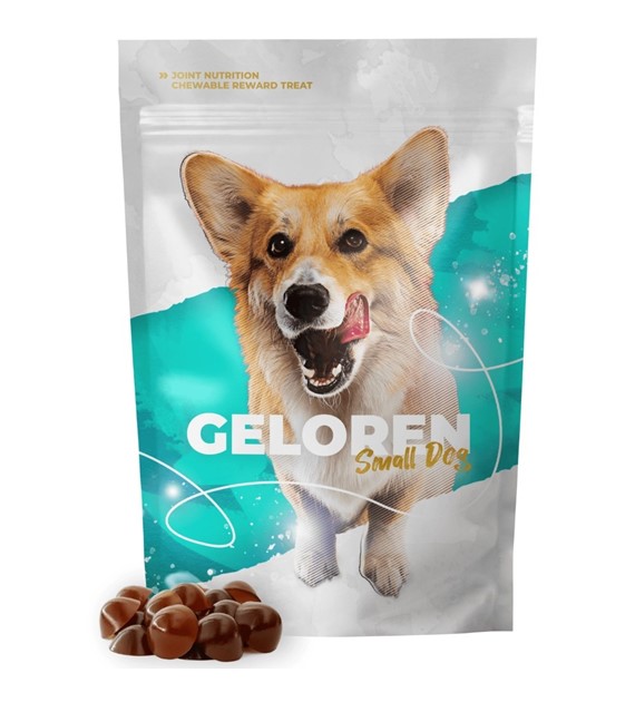 Geloren Small Dog Mieszanka uzupełniająca, żelki dla psów na stawy - 180 g