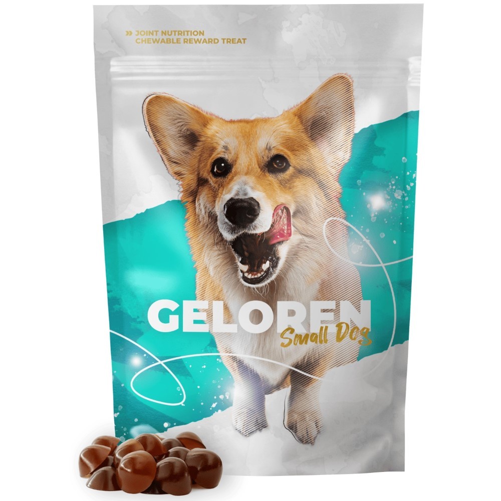 Geloren Small Dog Mieszanka uzupełniająca, żelki dla psów na stawy - 180 g