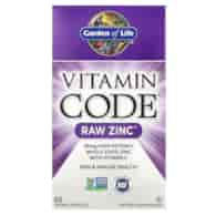 Garden of Life Vitamin Code RAW Zinc (Cynk) - 60 kapsułek