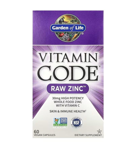 Garden of Life Vitamin Code RAW Zinc (Cynk) - 60 kapsułek
