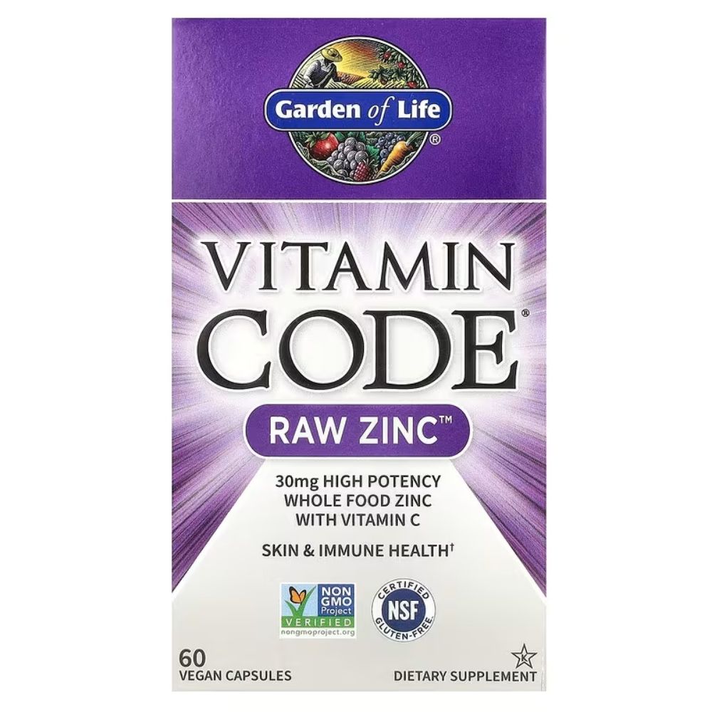 Garden of Life Vitamin Code RAW Zinc (Cynk) - 60 kapsułek