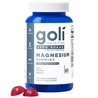 Goli Nutrition Magnez, żelki bez cukru, jagoda - 60 sztuk