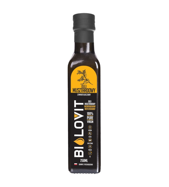 Bilovit Olej musztardowy zimnotłoczony - 250 ml