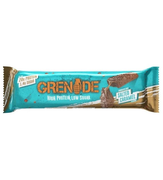 Grenade Baton proteinowy, chipsy czekoladowe z solonym karmelem - 60 g