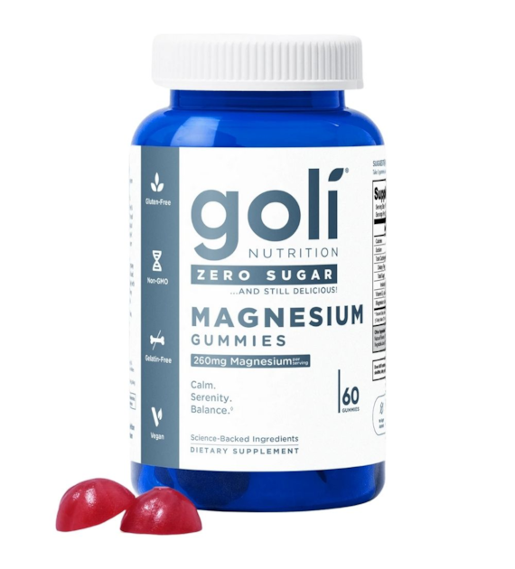 Goli Nutrition Magnez, żelki bez cukru, jagoda - 60 sztuk