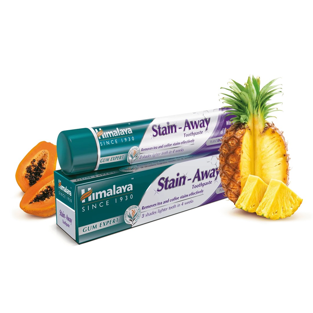 Himalaya Stain-Away Pasta usuwająca przebarwienia bez fluoru - 75 ml