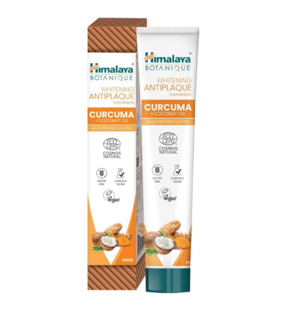 Himalaya Wybielająca pasta do zębów z kurkumą i olejem kokosowym - 75ml