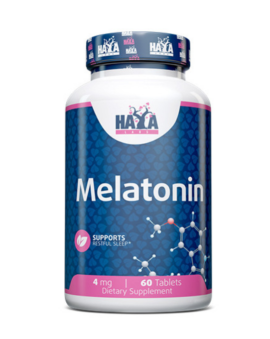 Haya Labs Melatonina 4 mg - 60 tabletek