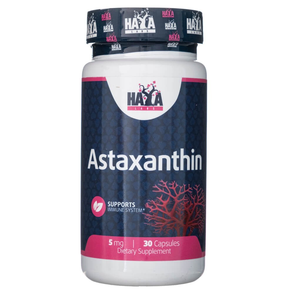 Haya Labs Astaxanthin 5 mg - 30 kapslí