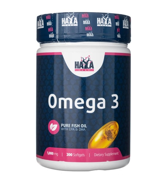 Haya Labs Omega 3 1000 mg - 200 Softgels