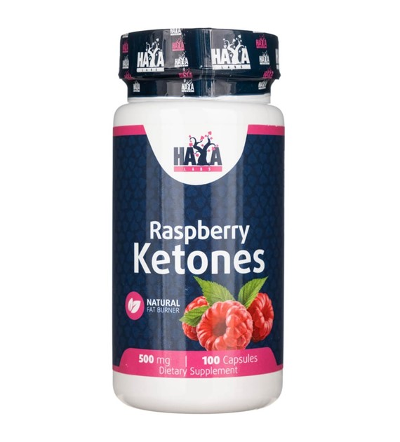 Haya Labs Raspberry Ketones 500 mg - 100 kapslí